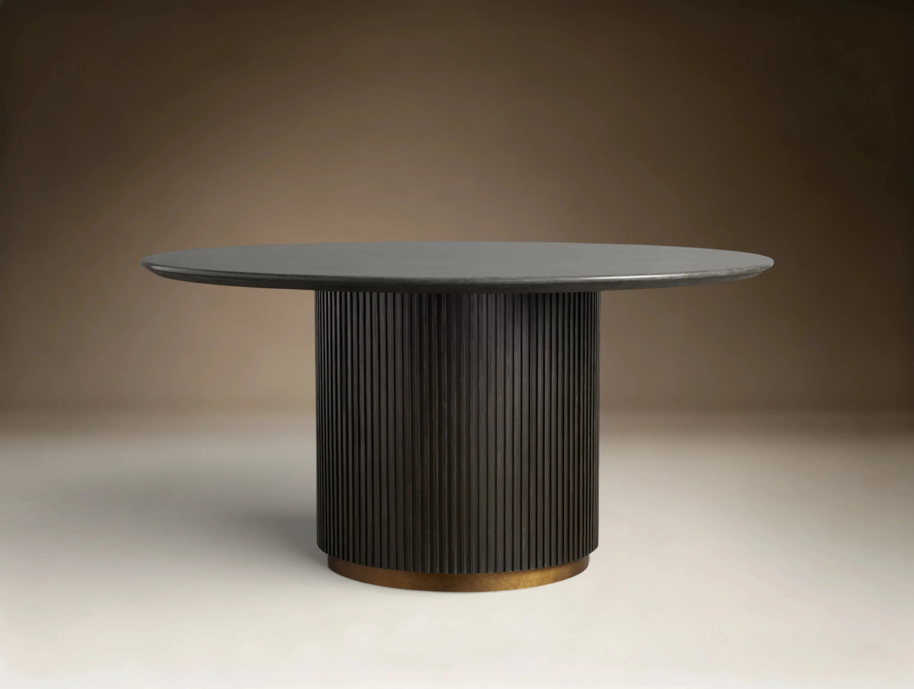 Finnie Round Wood Dining Table