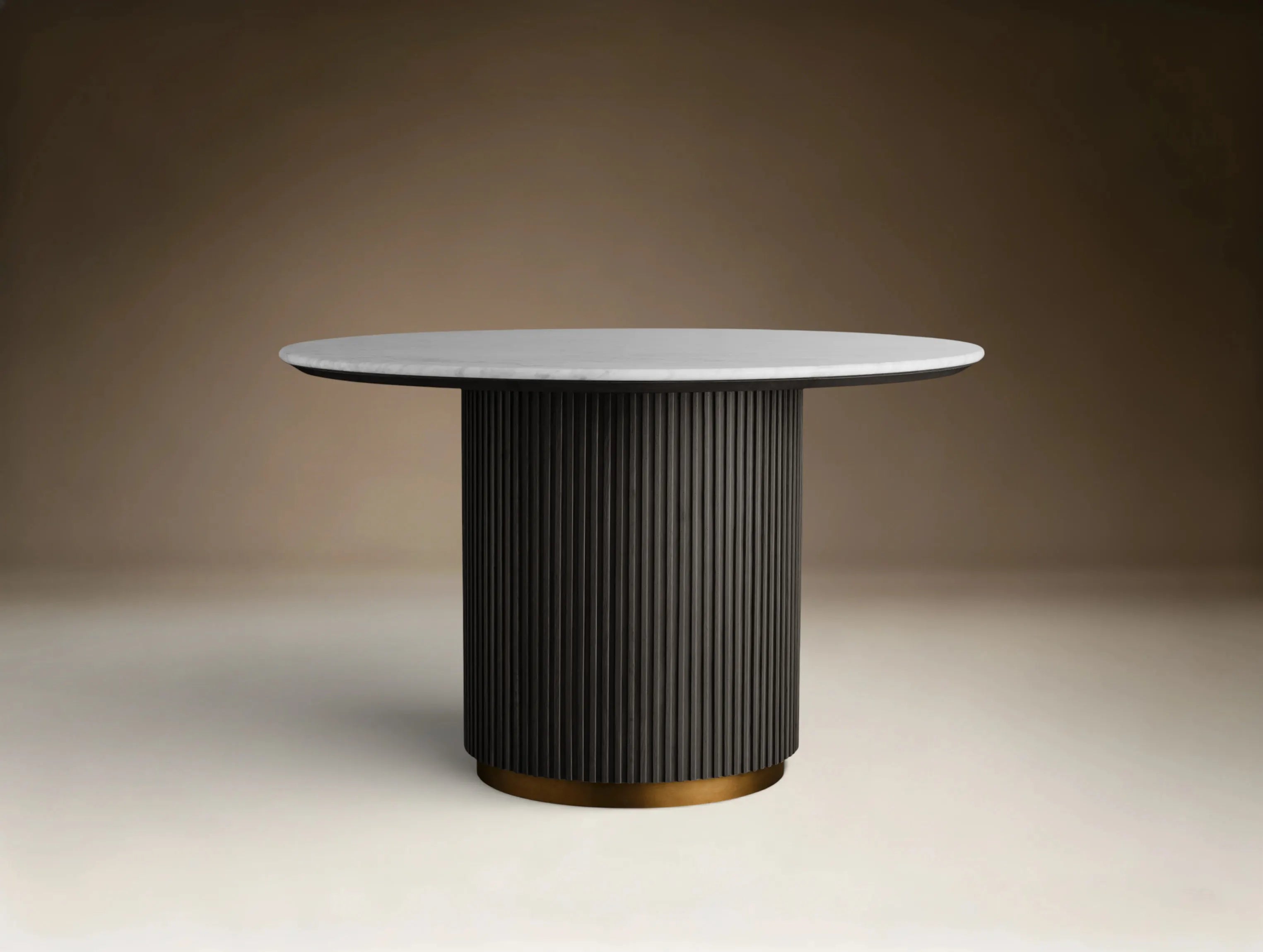 Finnie Round Wood Dining Table